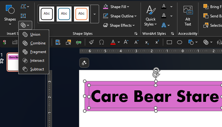 How to Convert Text to Outlines in PowerPoint (So It Becomes a Shape)